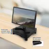 Suporte para monitor ACT AC8200 altura ajustável uma gaveta preto