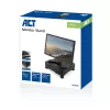 Suporte para monitor ACT AC8200 altura ajustável uma gaveta preto