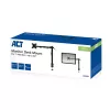 Braço para monitor único ACT fixação por grampo/por passagem 8 kg 10-32 polegadas