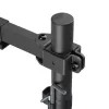 Braço para monitor único ACT fixação por grampo/por passagem 8 kg 10-32 polegadas