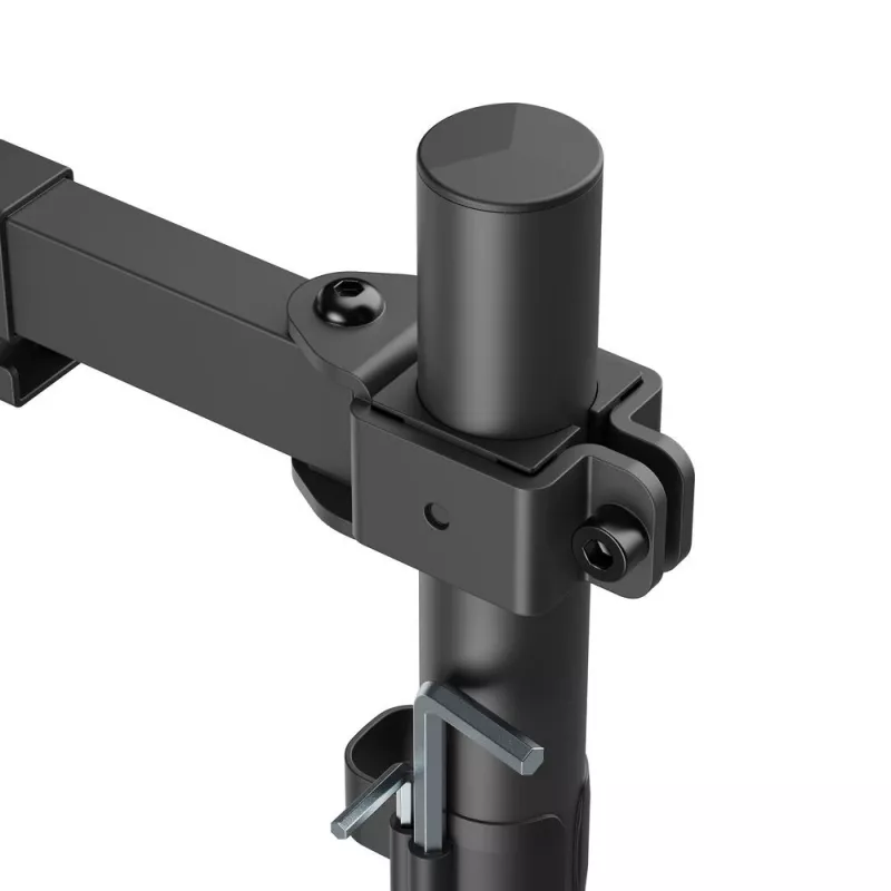 Braço para monitor único ACT fixação por grampo/por passagem 8 kg 10-32 polegadas