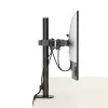 Braço para monitor único ACT fixação por grampo/por passagem 8 kg 10-32 polegadas
