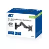 Suporte de parede para monitor ACT com mola a gás, 1 ecrã, peso máx. 7 kg
