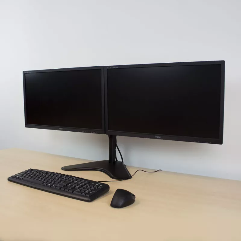 Braço duplo para monitor autónomo ACT AC8320 peso máx. 16 kg ecrã mín. 33 cm ecrã máx. 81,3 cm