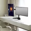 Braço duplo para monitor autónomo ACT AC8320 peso máx. 16 kg ecrã mín. 33 cm ecrã máx. 81,3 cm
