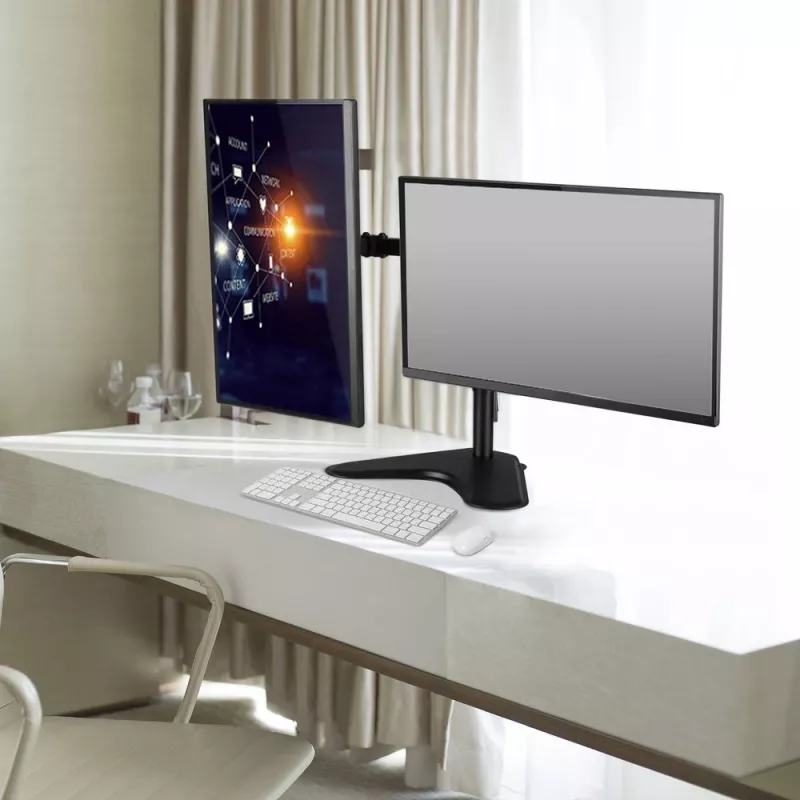 Braço duplo para monitor autónomo ACT AC8320 peso máx. 16 kg ecrã mín. 33 cm ecrã máx. 81,3 cm