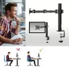 Braço para monitor único ACT Office Solid Pro fixação por grampo/por parafuso 12 kg 10-32 polegadas