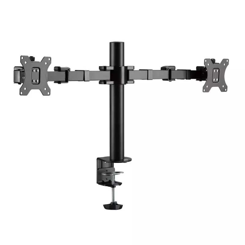 Braço duplo para monitor ACT Office Solid Pro – fixação por grampo/por passagem – 12 kg – 10–32 polegadas