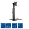 Braço para monitor com mola a gás autónomo ACT para escritório, capacidade de carga 7 kg, 10 a 32 polegadas