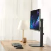 Braço para monitor com mola a gás autónomo ACT para escritório, capacidade de carga 7 kg, 10 a 32 polegadas