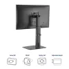 Braço para monitor com mola a gás autónomo ACT para escritório, capacidade de carga 7 kg, 10 a 32 polegadas