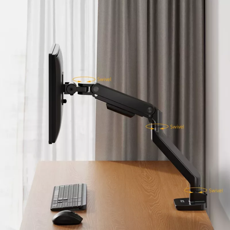 ACT AC8340 braço para um monitor Office Premium, com mola a gás