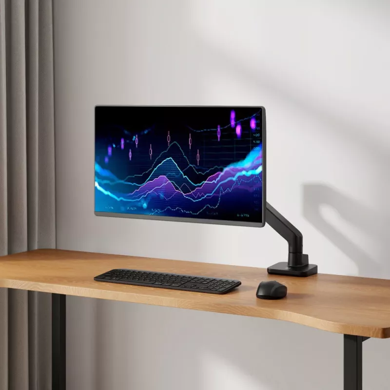 ACT AC8340 braço para um monitor Office Premium, com mola a gás