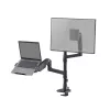 Braço para portátil e monitor ACT AC8341 mola a gás preto 49 polegadas