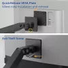 Braço para portátil e monitor ACT AC8341 mola a gás preto 49 polegadas