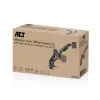 Braço para monitor ACT 35 polegadas Office Premium, mola a gás, 2 monitores