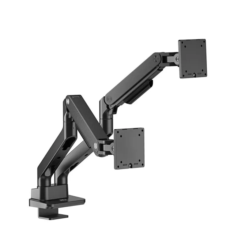 Braço para monitor ACT 35 polegadas Office Premium, mola a gás, 2 monitores