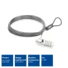 Cadeado para portátil ACT Wedge com fecho de combinação metálico cabo de 2 m