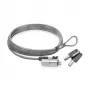 Cadeado para portátil ACT Wedge com chaves metálico cabo de 2 m