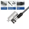 Cadeado para portátil ACT Wedge com chaves metálico cabo de 2 m