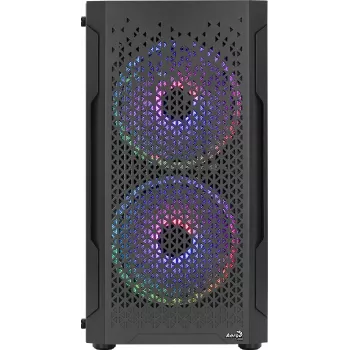 Caixa de PC Aerocool Trinity Mini Mini Tower preto