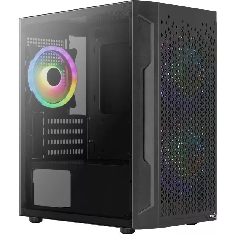 Caixa de PC Aerocool Trinity Mini Mini Tower preto