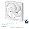 Ventoinha ARCTIC P14 PWM otimizada para pressão de 140 mm com PWM