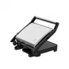Grelhador de contacto AENO EG2 — 2000 W, retangular, aço inoxidável/preto, 345×327 mm