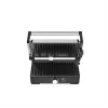 Grelhador de contacto AENO EG2 — 2000 W, retangular, aço inoxidável/preto, 345×327 mm