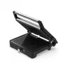 Grelhador de contacto AENO EG2 — 2000 W, retangular, aço inoxidável/preto, 345×327 mm