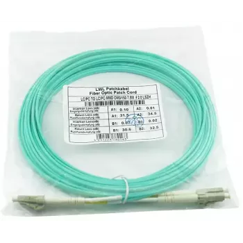 Cabo de fibra ótica InfiniBand BlueOptics AJ837A-BO 15 m LC turquesa