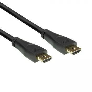 Cabo HDMI 4K Premium Certified Locking ACT 0,90 m v2.0 ficha HDMI-A - ficha HDMI-A