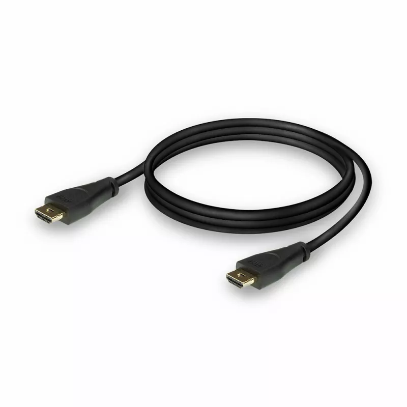 Cabo HDMI 4K Premium Certified Locking ACT 0,90 m v2.0 ficha HDMI-A - ficha HDMI-A