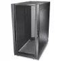 APC NetShelter SX AR3104SP1 armário rack para servidores, 24U, 19 polegadas, 600 mm de largura, com tampo e laterais, embalagem antichoque, preto