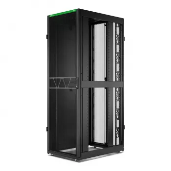 APC NetShelter SX Server Rack Gen 2, 48U, 2258H x 750W x 1070D mm, com painéis laterais, preto
