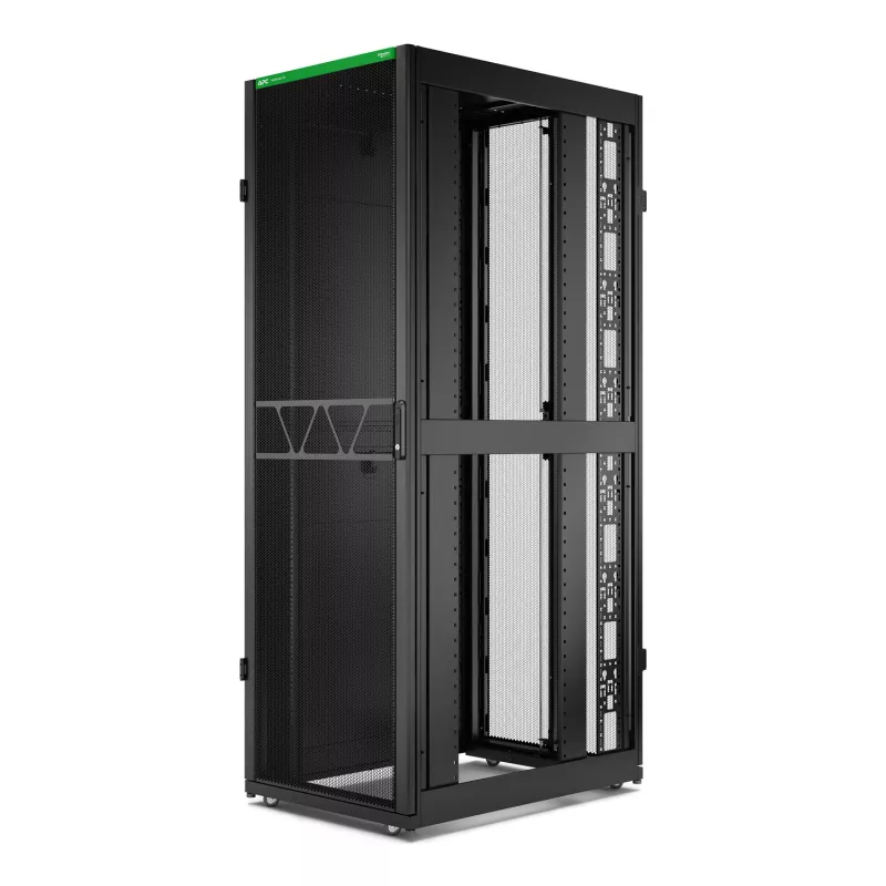 APC NetShelter SX Server Rack Gen 2, 48U, 2258H x 750W x 1070D mm, com painéis laterais, preto