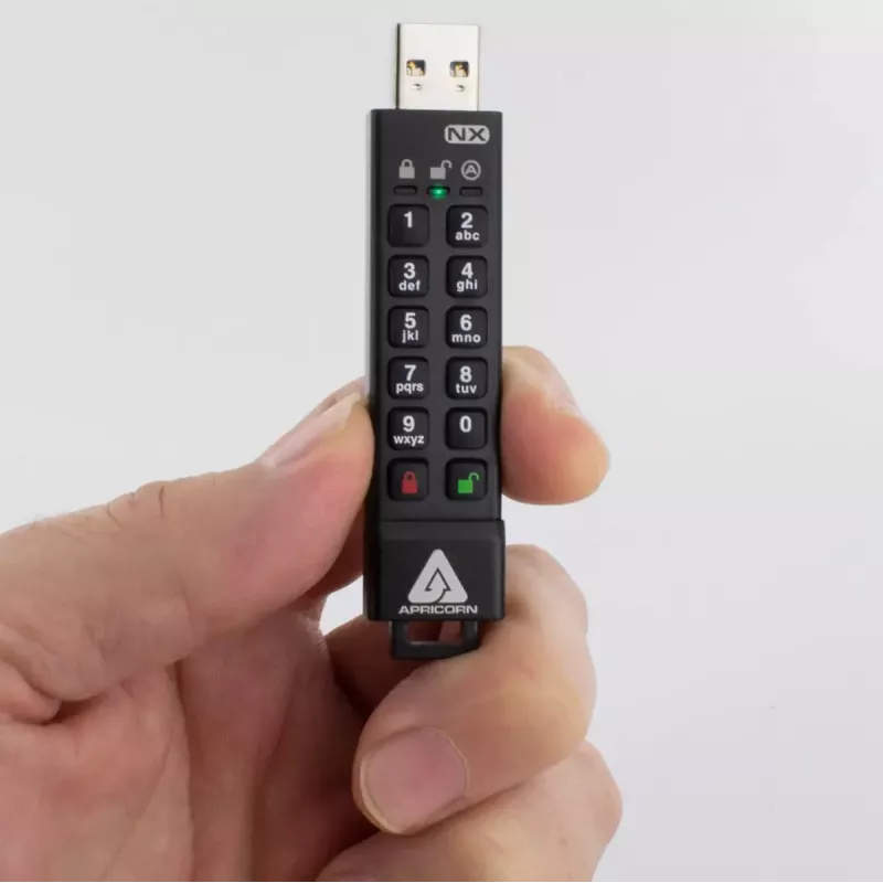 Pen drive USB Apricorn 16GB USB Type-A 3.2 Gen 1 Aegis Secure Key 3NX