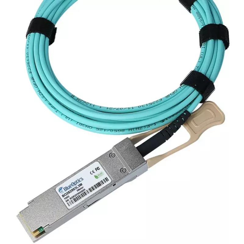BlueOptics ASR3-BO AOC QSFP28 Cabo óptico ativo, 30 m