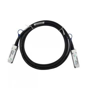 Cabo de fibra ótica BlueOptics AT-QSFP28-1CU-BL InfiniBand 1 m QSFP28 macho/macho
