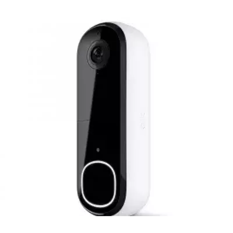 Campainha de vídeo Arlo Essential 2K branco 1944p 180° campo de visão