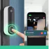 Campainha de vídeo Arlo Essential 2K branco 1944p 180° campo de visão