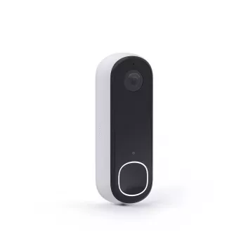 Campainha de vídeo Arlo Essential 2K branco 1944p 180° campo de visão
