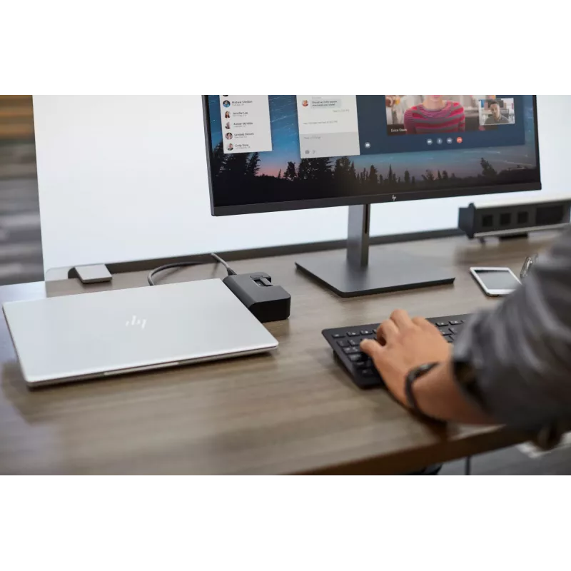 HP UltraSlim Dockingstation preto