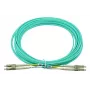 Cabo de fibra ótica BlueOptics BK843A-BO 50m LC OM3 aqua