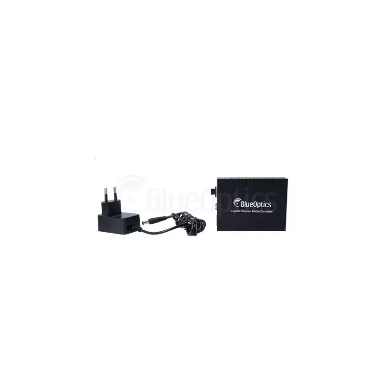 Conversor de suporte de rede BlueOptics BLMC001 1000 Mbit/s preto
