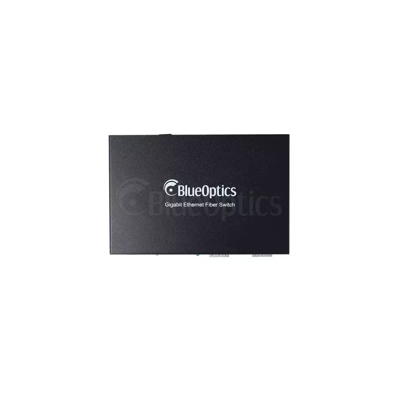 Conversor de suporte de rede BlueOptics BLMC003 1000 Mbit/s monomodo preto