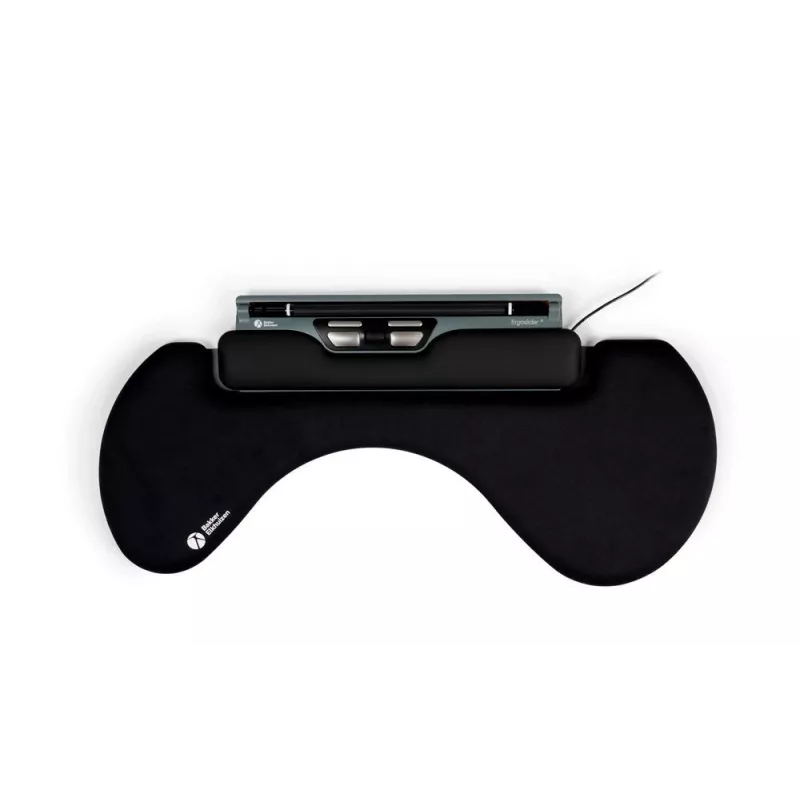 BakkerElkhuizen ErgoSlider+, ambidestro, laser, 1600 DPI, preto, cinzento, amarelo