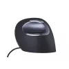 BakkerElkhuizen Evoluent D Small, destro, design vertical, laser, USB Type-A, 3200 DPI, preto
