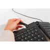 BakkerElkhuizen Goldtouch Travel Go2 com fios DE Qwertz, mini, com fios, USB, interruptores scissor, QWERTZ, preto