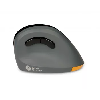 BakkerElkhuizen PRF Mouse Wireless cinzento-escuro, destro, design vertical, ótico, RF Wireless, 1600 DPI, preto, cinzento